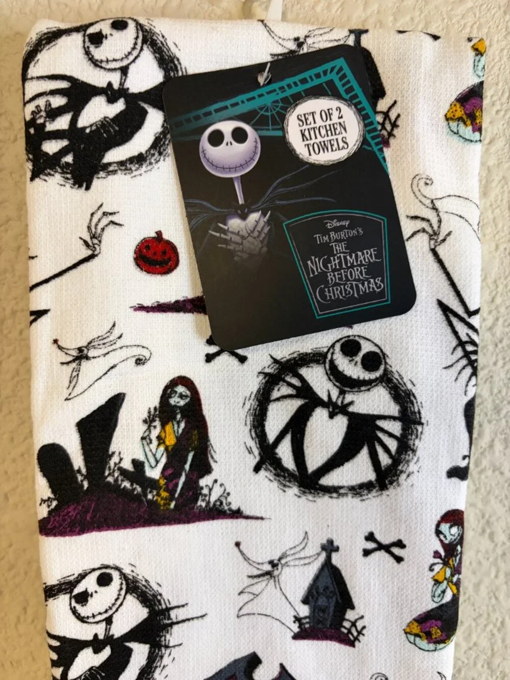 Disney Nightmare Before Christmas Kitchen Towels Oven Mitts Set Jack NWT